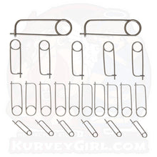 Load image into Gallery viewer, Spring Clip Kit: Assorted - 23pcs - (Stainless Steel)
