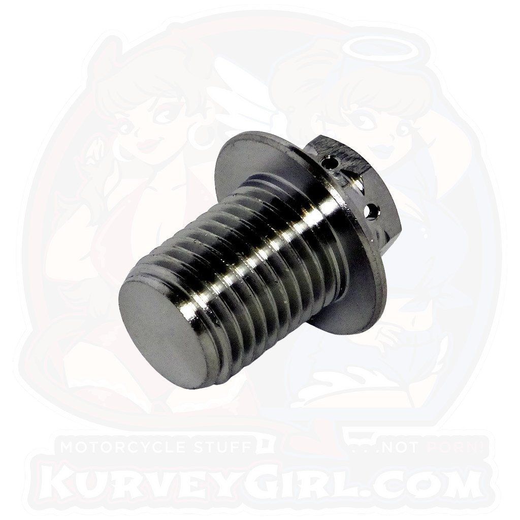 Titanium Drain Bolt - M12x1.50x15mm - Double Drive (KGO-1)