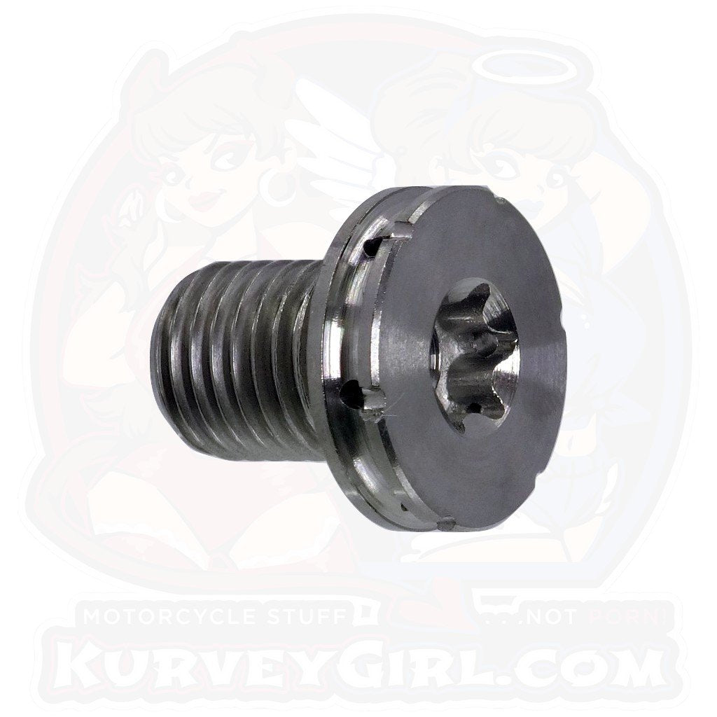 Titanium Drain Bolt M12 x 1.50 x 15 mm Flush Mount 2 KGO-7