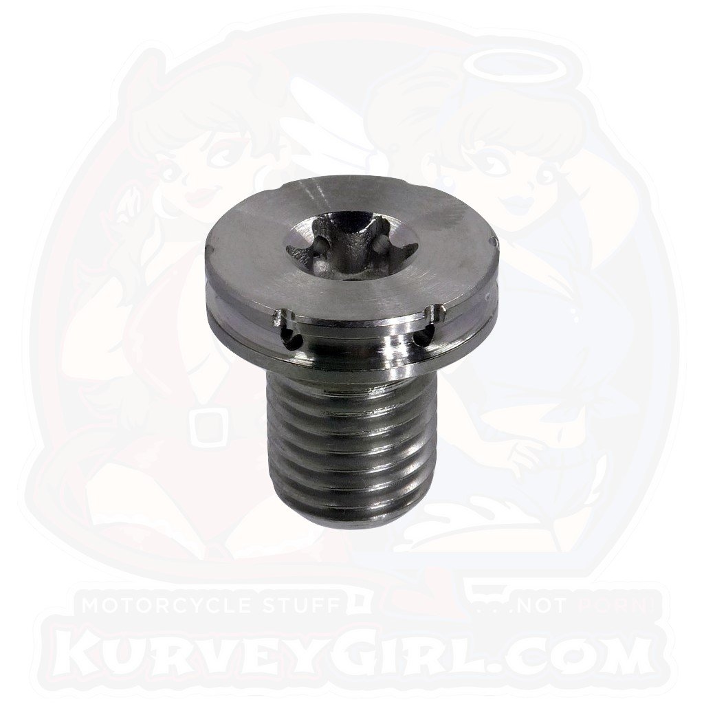 Titanium Drain Bolt M12 x 1.50 x 15 mm Flush Mount KGO-7