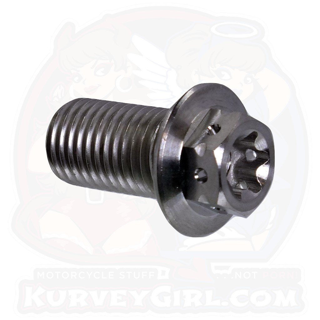 Titanium Drain Bolt - M12x1.50x22mm - Double Drive (KGO-6)