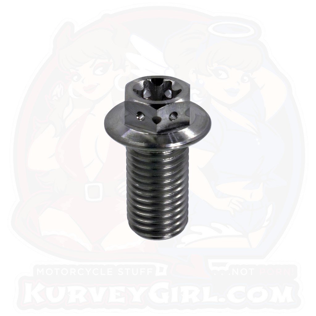 Titanium Drain Bolt - M12x1.50x22mm - Double Drive (KGO-6)