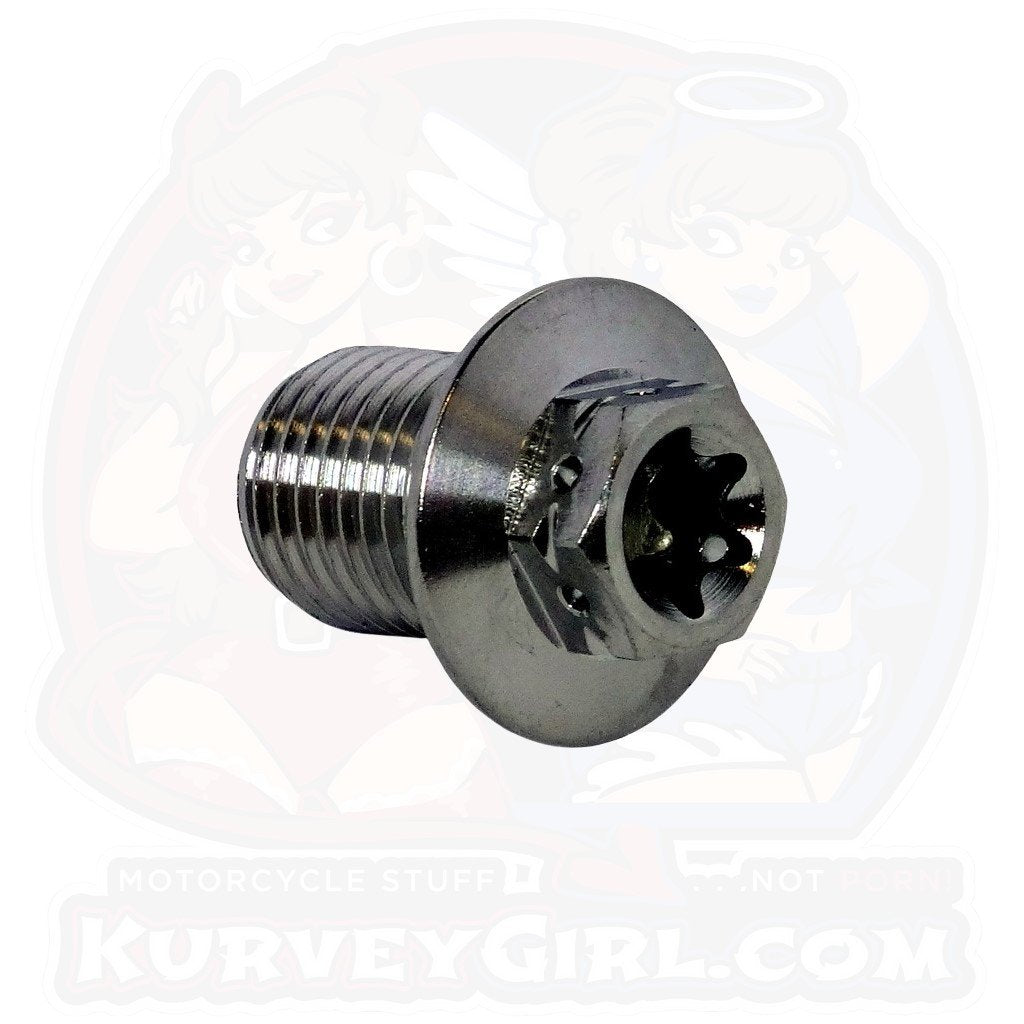 Titanium Drain Bolt - M14x1.50x17mm - Double Drive (KGO-2)