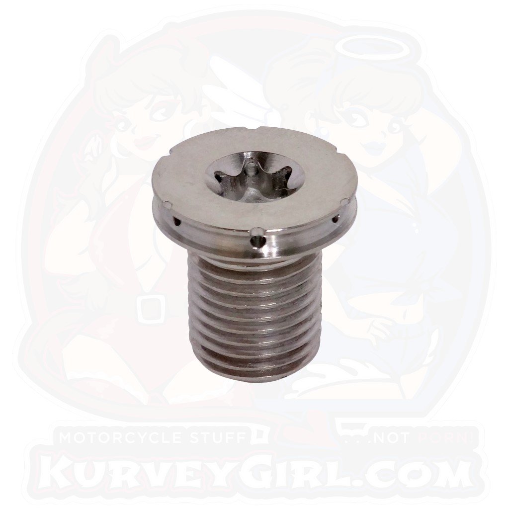 Titanium Drain Bolt M14 x 1.50 x 18 mm Flush Mount 4 KGO-4