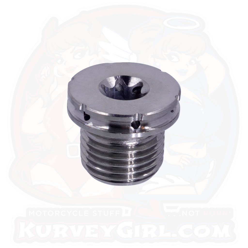 Titanium Drain Bolt M16 x 1.50 x 12 mm Flush Mount KGO-5