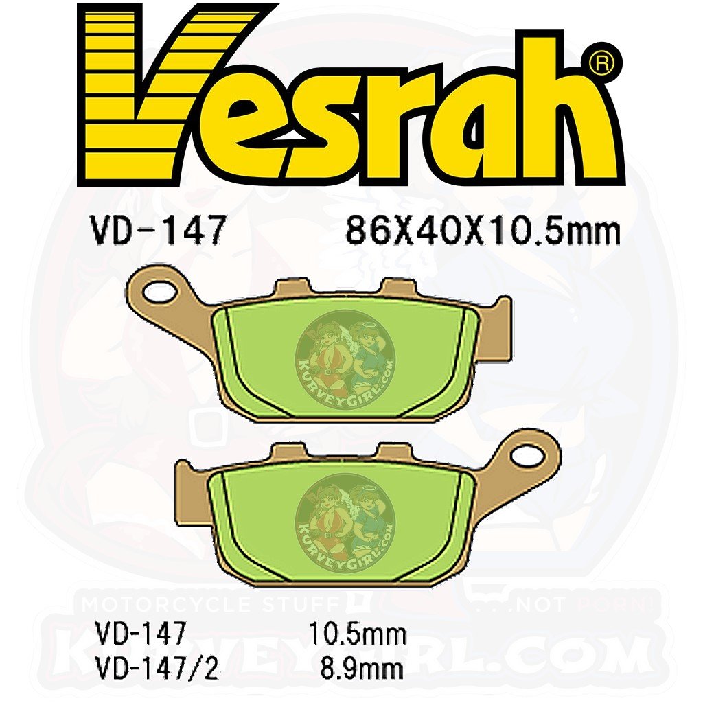 Vesrah Brake Pad VD 147 JL Shape