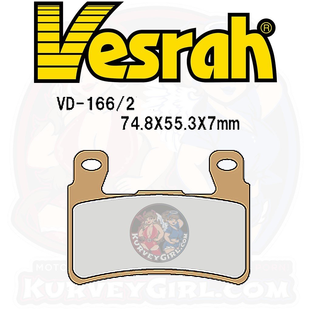 Vesrah Brake Pad Shape VD 166-2