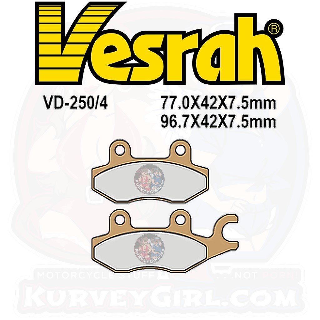Vesrah Brake Pad Shape VD 250-4