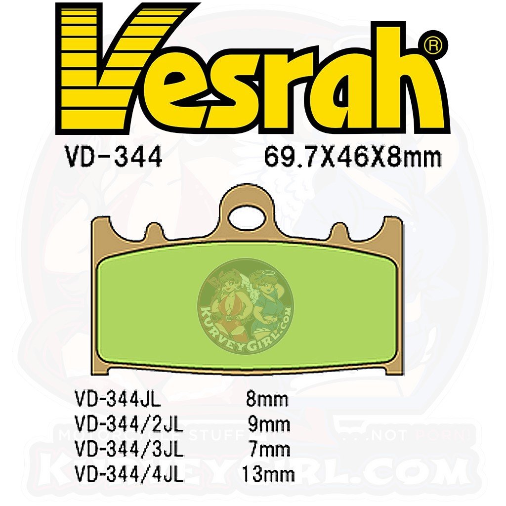 Vesrah Brake Pad Shape VD 344