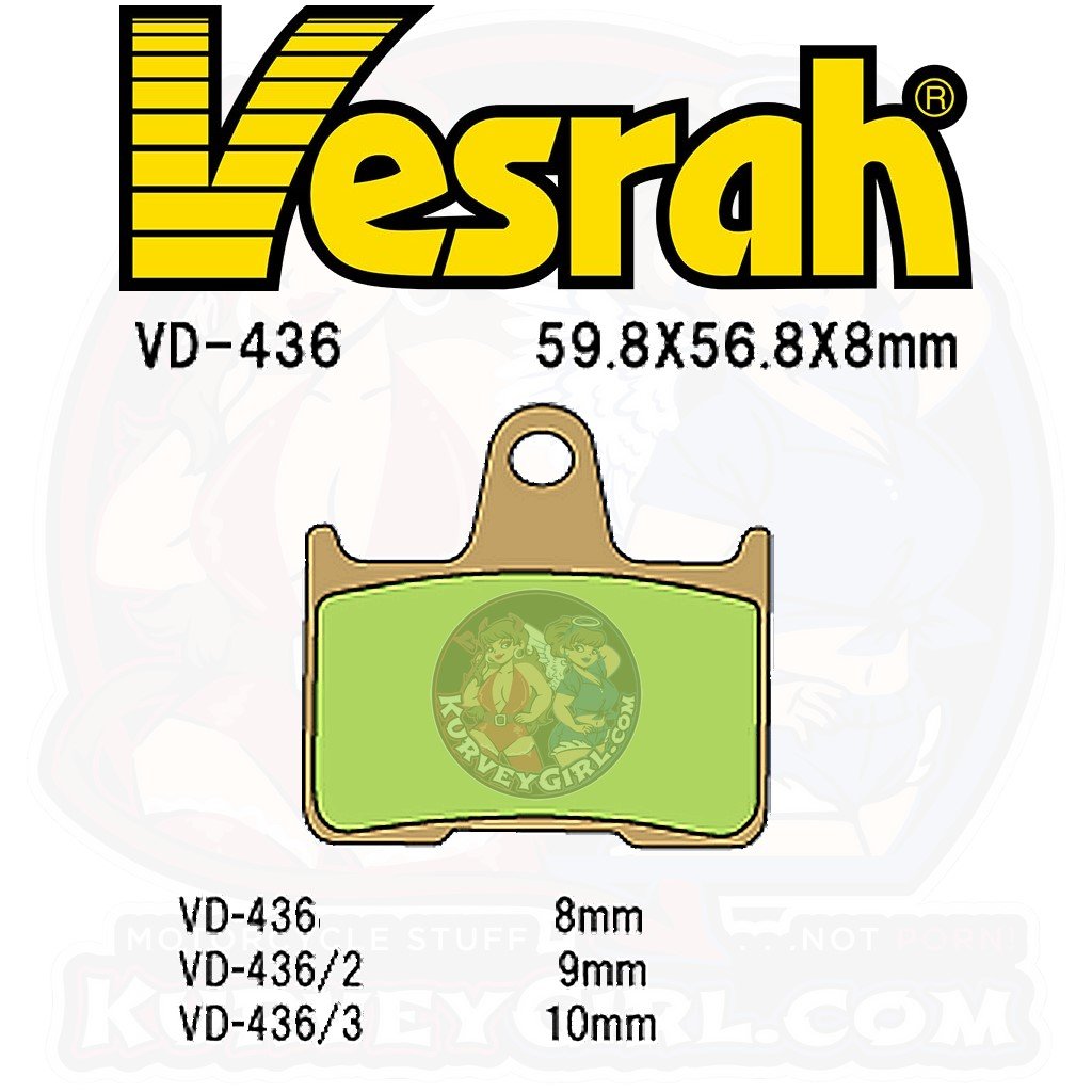 Vesrah Brake Pad Shape VD 436-2
