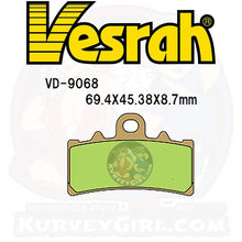Load image into Gallery viewer, Vesrah VD-9068 RJL-ZZ

