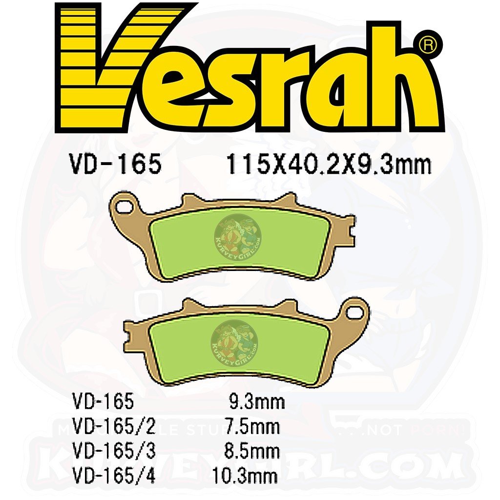 Vesrah Brake Pad Shape ZD 165