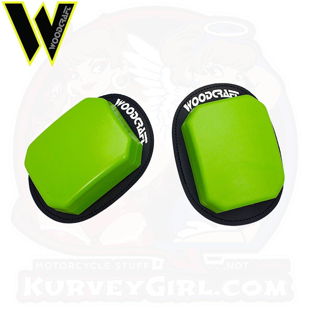 Woodcraft Klucky Pucks - Knee Sliders – Rain - Green - (95-0107)