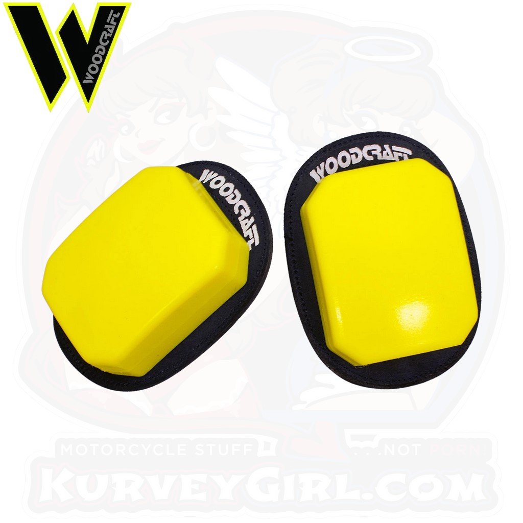 Woodcraft Klucky Pucks - Knee Sliders – Rain - Yellow - (95-0103)
