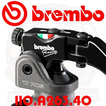 BREMBO 17 RCS Radial Brake Master Cylinder Kit (110.A263.40) (110A26340)