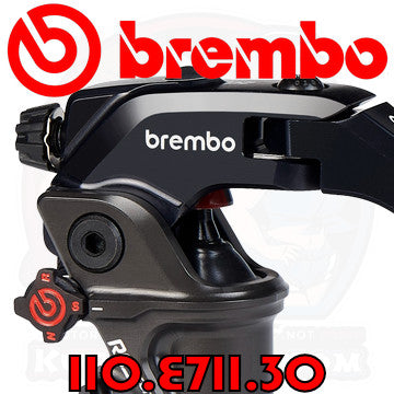 Brembo 15 RCS Corsa Corta RR Brake Master Cylinder Kit Close Up 110E71130 110.E711.30