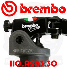 Load image into Gallery viewer, BREMBO 15 RCS Radial Brake Master Cylinder Kit, Long Lever (110.A263.30) (110A26330)
