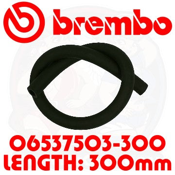BREMBO: Hose 06537503-300 - Black - Length=300mm (Aprox. 11in)