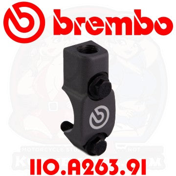 BREMBO RCS Clamp: Mirror Mount - Right-Handed Thread - M10x1.25 (110.A263.91) (110A26391)
