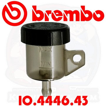 BREMBO Reservoir - SMOKE - Size 15ml, Small, Straight (10.4446.43) (10444643)