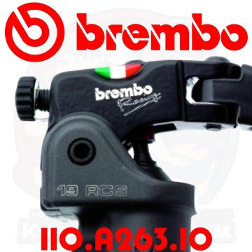 BREMBO 19 RCS Radial Brake Master Cylinder Kit (110.A263.10) (110A26310)