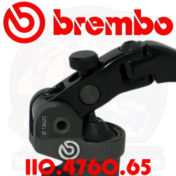 BREMBO GP MK2 19x20 Radial Brake Master Cylinder, Folding Lever (110.4760.65) (110476065)