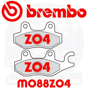 Brembo Z04 Brake Pads: 107A48608 / M088Z04