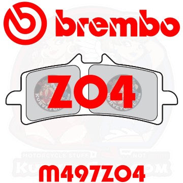 Brembo Brake Pad Shape Compound Z04 107A48639 M497Z04