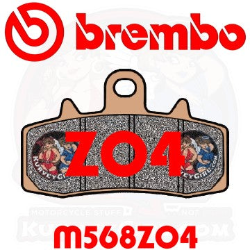 Brembo Z04 Brake Pads: 107A48656 / M568Z04