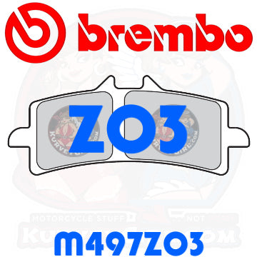 Brembo Z03 Brake Pads: 107A48669 / M497Z03