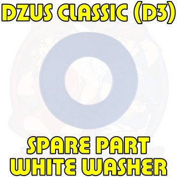 Spare Part: White Retaining Washers, 10pcs, DZUS CLASSIC (D3)