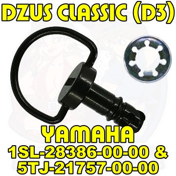 Yamaha Bolt Kit: 1SL-28386-00-00 & 5TJ-21757-00-00, DZUS CLASSIC (D3), Black