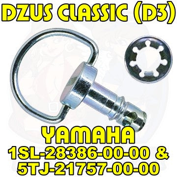 Yamaha Bolt Kit: 1SL-28386-00-00 & 5TJ-21757-00-00, DZUS CLASSIC (D3), Silver