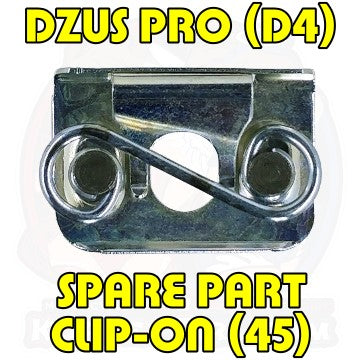 Spare Part: 1pc, DZUS PRO (D4), S-Spring, Clip-On Retainer, (45)