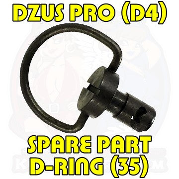 Spare Part: 1pc, DZUS PRO (D4), D-Ring, Black, Length (35)