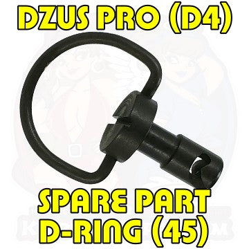 Dzus Pro D4 D Ring 45 Black Spare Part