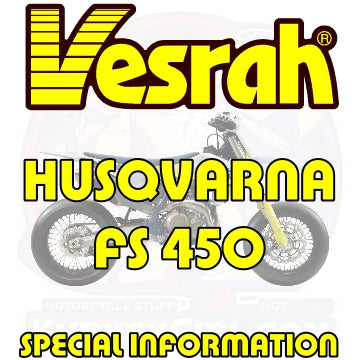 Vesrah Husqvarna FS 450 Special Fitting Information