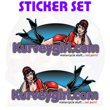 Load image into Gallery viewer, KurveyGirl - 2013 PinUp Sticker Set - FREE - LIMIT 1 Set
