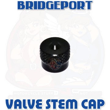 Replacement Valve Stem Cap: Black