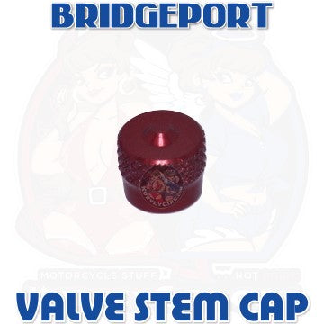 Replacement Valve Stem Cap: Red