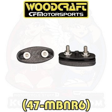 SkutrNet / Woodcraft Mirror Block Off Plates - Yamaha R6