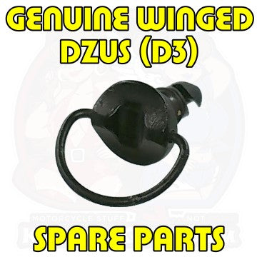Spare Part: 1pc, Genuine Ducati Dzus Bolt - OEM Black Finish