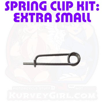 Extra Small Stainless Steel Spring Clip Kit 25 pieces 2