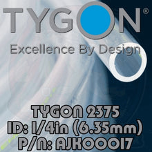 Load image into Gallery viewer, Tygon 2075 / 2375 Tubing - ID: 1/4in (6.35mm) - AJK00017
