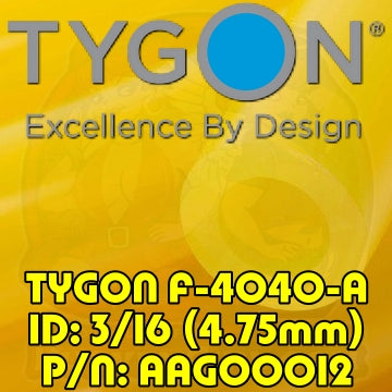 Tygon F-4040-A Tubing - ID: 3/16in (4.76mm) - AAG00012 - Fuel