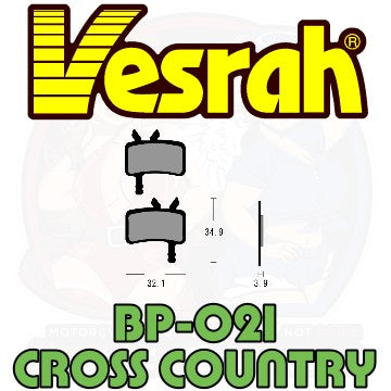Vesrah BP-021C Bicycle Brake Pads bike MTB Mountain Bike main image shape Cross Country Avid BB7 Juicy 3 5 7 Promax DC905 DC907