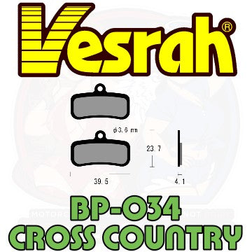 Vesrah BP-034C Bicycle Brake Pads bike MTB Mountain Bike main image shape Cross Country Shimano DORE XT BR-M8120 Saint BR-M640 BR-M810 BR-M820 SLX BR-M7120 XTR BR-M9120