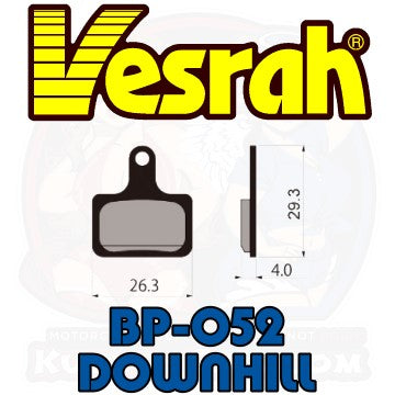 Vesrah BP-052D Bicycle Brake Pads bike MTB Mountain Bike main image shape Downhill Shimano 105 BR-R7070 DURA-ACE BR-R9170 GRX BR-RX400 BR-RX810 TIAGRA BR-4770 ULTEGRA BR-R8070 XTR BR-R7070 BR-R8070 BR-R9100 BR-R9170 BR-RS305 BR-RS405 BR-RS505 BR-RS805 BR-U5000