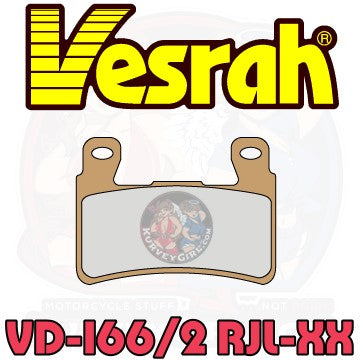 Vesrah Brake Pad Shape VD 166-2 RJL XX