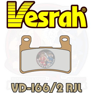 Vesrah Brake Pad Shape VD 166-2 RJL